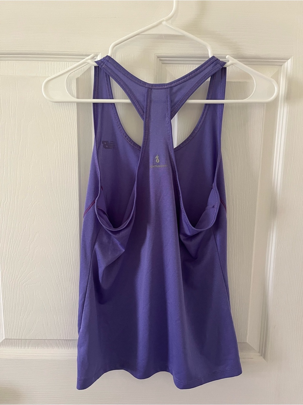 New Balance Purple Racerback Performance Tank - Picture 2 of 5